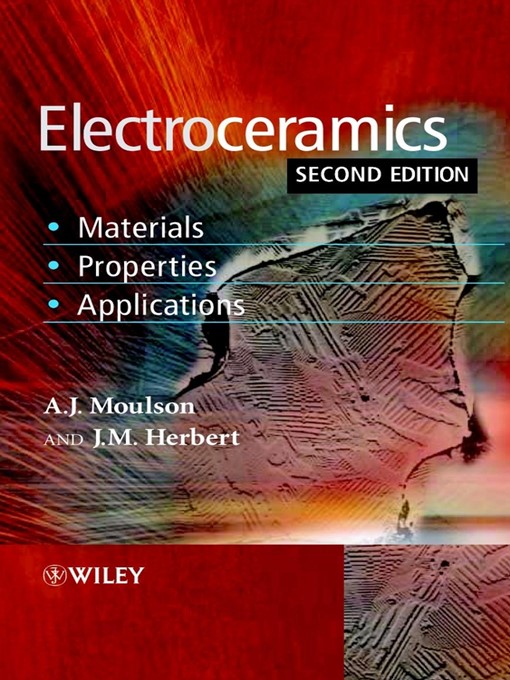 Upplýsingar um Electroceramics eftir A. J. Moulson - Biðlisti